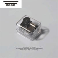 拓斯帝诺天空之城自动发条不用手摇音乐盒八音盒哈利波特创意女生日礼物 透明 卡农[自动发条款]