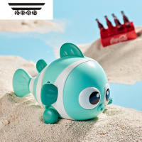 拓斯帝诺发条小丑鱼儿童上弦小鱼玩具车宝宝卡通可爱摇摆会跑婴幼儿礼物 发条小丑鱼[绿]
