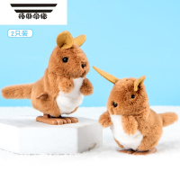 拓斯帝诺儿童会走会动的上链毛绒发条兔子网红1一3岁宝宝男孩女孩跳跳玩具 仿真跳跳小袋鼠*2只Q202