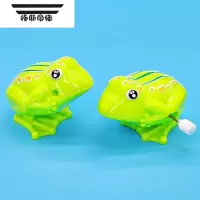 拓斯帝诺上链发条跳跳蛙玩具婴儿动物蹦弹铁皮小青蛙网红地摊上弦1-2-3岁 蹦跶跳跳青蛙两只