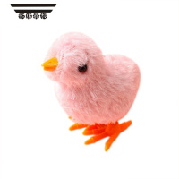 拓斯帝诺发条小鸡仿真可爱跳跳鸡上链会跑毛绒玩具男女宝宝儿童创意动物玩 发条小鸡1个