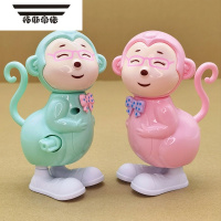 拓斯帝诺上弦发条玩具跳跳小猴子仿真动物益智学爬男女孩1-4周岁网红热卖 跳跳小猴子2只(随机色)