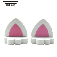 拓斯帝诺韩国汽车装饰发条大钥匙发条玩具小车超萌smart mini改装汽车发条 乳白色 小猫耳朵