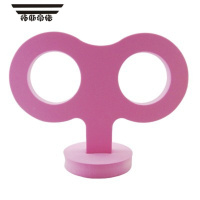 拓斯帝诺韩国汽车装饰发条大钥匙发条玩具小车超萌smart mini改装汽车发条 粉红色 发条