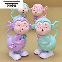 拓斯帝诺上弦发条玩具跳跳小猴子仿真动物益智学爬男女孩1-4周岁网红热卖 跳跳小猴子4只(随机色)