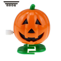 拓斯帝诺上弦跳跳玩具发条走路玩具上链南瓜系列万圣节儿童礼物地推小玩具 发条走路南瓜3个