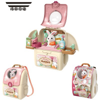 拓斯帝诺宠物猫咪背包玩具太空包狗狗仿真动物2合1儿童过家家女孩生日礼物