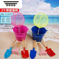 拓斯帝诺海边沙滩玩具儿童铲子和桶套装挖沙子工具铁桶小孩宝宝戏水沙漏铲