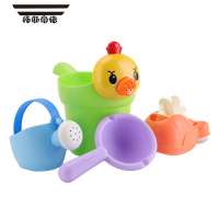 拓斯帝诺儿童洗澡玩具戏水游泳婴儿玩具儿童沐浴勺子4件套玩沙