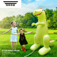 拓斯帝诺充气恐龙喷水器儿童戏水花洒夏季男孩女孩户外互动草坪喷水玩具