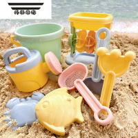 拓斯帝诺新款北欧风夏天沙滩玩具套装儿童挖沙铲子耙子水桶戏水玩沙土宝宝