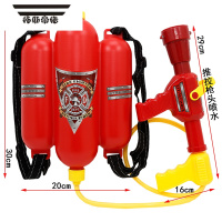 拓斯帝诺儿童消防员山姆仿真装备抽拉式灭火器男孩大号背包喷水枪帽子玩具