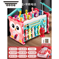 拓斯帝诺宝宝钓鱼玩具益智力开发婴儿童早教1一2二两3周岁半礼物男孩女孩0 [红]10合1多功能六面体+早教电话机