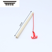 拓斯帝诺木质钓鱼玩具鱼竿摆摊小孩超耐用木鱼杆钓真鱼多功能鱼竿 21号鱼竿(4只装)