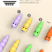 拓斯帝诺啄木鸟玩具智力开发捉虫子益智玩具宝宝男孩女孩儿童钓鱼磁性抓虫 (配件)5虫