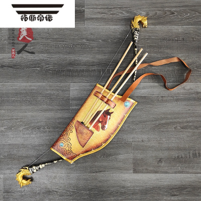 拓斯帝诺儿童弓箭内蒙古传统玩具户外射击射箭类木制小号内蒙古工艺装饰品