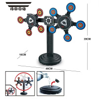 拓斯帝诺旋转计分标靶比赛射击靶自动回弹移动网框电子记分玩具户外游戏