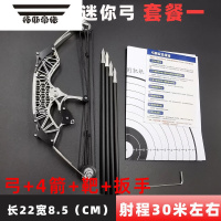 拓斯帝诺微型弓箭儿童玩具射箭室内打靶竞技休闲户外解压迷你复合传统弓