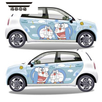 拓斯帝诺欧拉黑猫贴纸改装卡通创意个性可爱玉桂狗星黛露叮当猫装饰车身贴