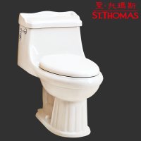 圣托玛斯C-640坐便器喷射虹吸圣托马斯马桶卫浴洁具座便器节水