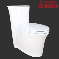 圣托玛斯C-8001坐便器喷射虹吸圣托马斯马桶卫浴洁具座便器节水