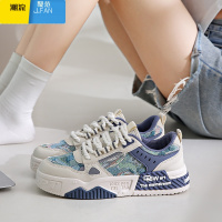 聚范大码女鞋41一43胖脚宽肥42运动休闲板鞋初中学生帆布鞋子