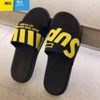聚范拖鞋男夏时尚外穿韩版凉拖男士沙滩鞋个性洗澡一字拖