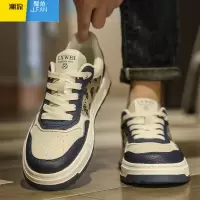 聚范欧洲站男鞋2024新款秋季透气潮流休闲板鞋男士运动百搭潮鞋高级感