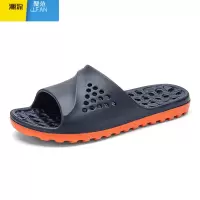 聚范浴室拖鞋男夏季家用室内洗澡漏水防滑凉拖大码透气软底按摩一字拖