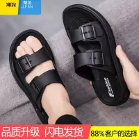 聚范夏季新款外穿拖鞋男士凉拖鞋外出沙滩凉鞋一字防滑时尚潮流户外潮