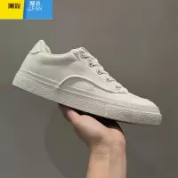 聚范港风男鞋透气复古ins潮流百搭系带低帮男士韩系休闲运动鞋