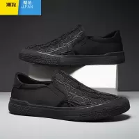 聚范欣苏男鞋店2024新款帆布鞋男潮流休闲鞋一脚蹬懒人透气布鞋