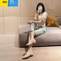 聚范跟高2.5厘米和3.5厘米和4.5厘米 软皮软底百搭时尚单鞋女鞋