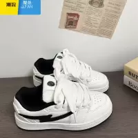 聚范复古小众面包板鞋女ins潮2024夏季新款学生小白鞋百搭运动休闲鞋