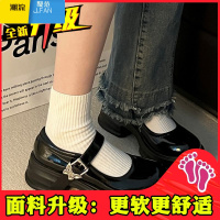 聚范jk玛丽珍小皮鞋女2024年新款学生厚底黑色百搭英伦风单鞋潮