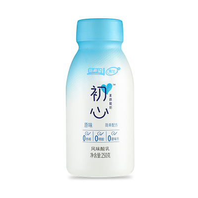 新希望雪兰初心酸奶塑瓶酸牛奶风味发酵乳250g*8瓶装