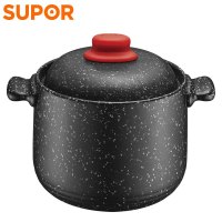 苏泊尔(SUPOR)陶瓷耐热煲星星石系列汤煲明火专用 4.5升 TB45N1
