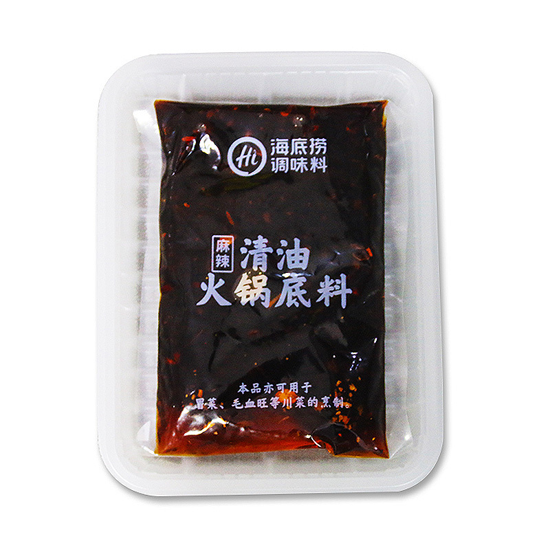 海底捞 清油火锅底料220g 香辣可口 辣度适中 口味醇香柔和 一料多用 煎炸烹炒操作简单使用方便