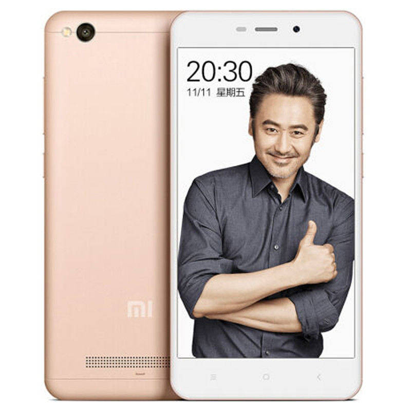 Xiaomi/小米 红米手机5A 2GB+16GB 香槟金 移动联通电信4G手机 轻巧长续航