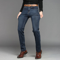 2017季男士牛仔裤男修身直筒休闲大码韩版潮流青年长裤子男