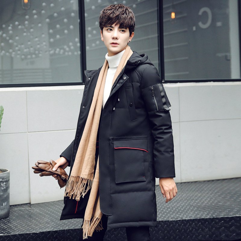 羽绒服男士外套冬季加厚防寒服保暖修身袄子青年学生大衣2017新款