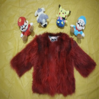 2017秋冬装韩版童装狐狸貉子毛皮草夹棉外套外套子装皮草外