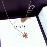 新款时尚日韩欧美超闪精致镶钻气质水晶戒指锁骨项链短款项链女