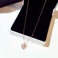 新款时尚韩版欧美简约百搭珍珠皇冠气质锁骨链学生创意个性短项链女吊坠不掉色礼物