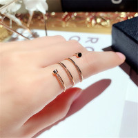 新款时尚韩版欧美潮流精致超美气质百搭开口戒指指环女