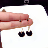 新款时尚韩国925纯银针耳环经典简约几何型气质百搭耳钉耳坠女