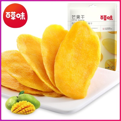 百草味(BE&CHEERY)-芒果干100g泰国味水果脯蜜饯网红小吃零食混合装