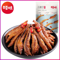 百草味(BE&CHEERY)-香辣小鱼仔105g小鱼干湖南特产零食小吃休闲食品