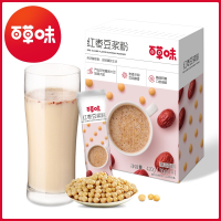 百草味(BE&CHEERY)-豆浆粉420g原味红枣早餐豆奶袋装速溶
