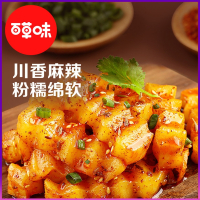 百草味(BE&CHEERY)-狼牙土豆225g蔬菜小吃麻辣土豆四川特产零食小吃